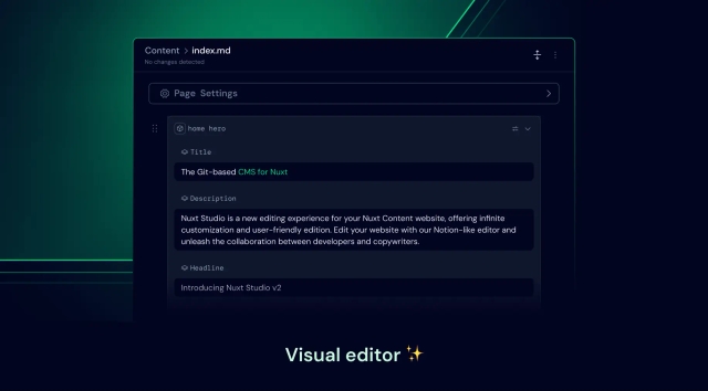 Behind the scenes of Nuxt Studio's visual editor