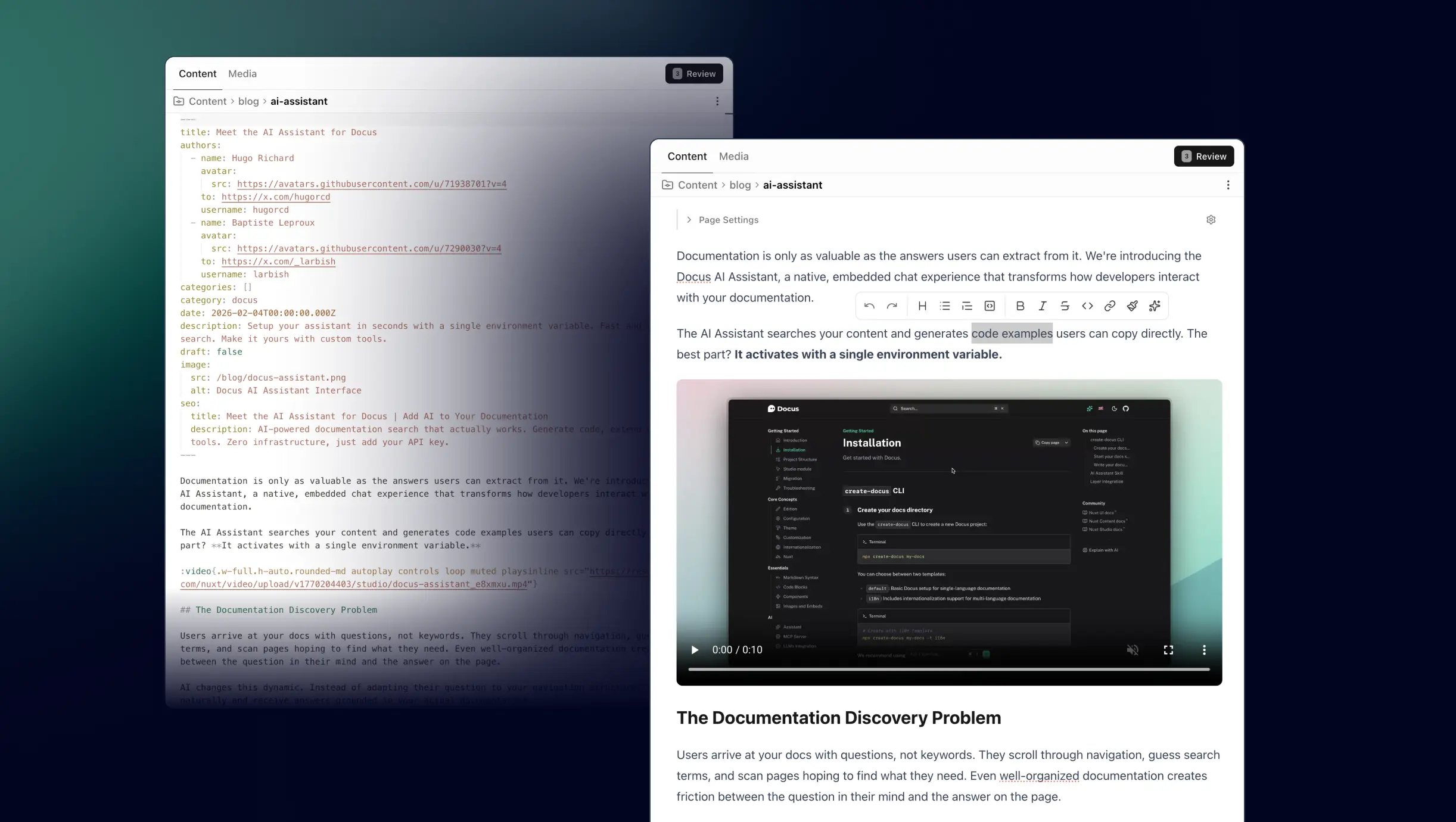 Visual Markdown Editor